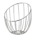 Chromed Metal Stainless Steel Wire Tall Bread Basket